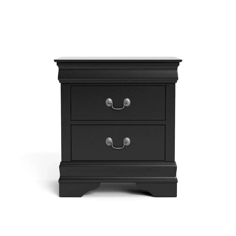 Furniture of America Devi Traditional 3-Piece Solid Wood Nightstand and Chest Set