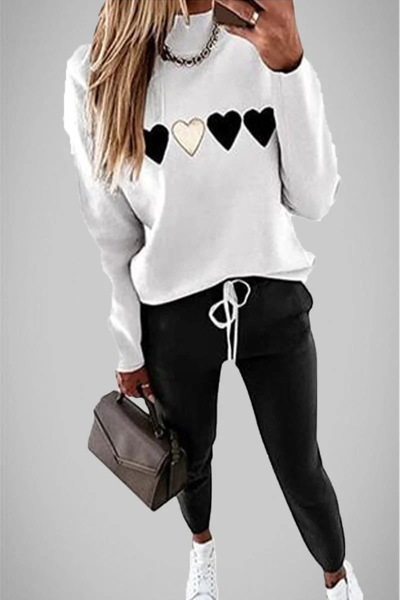 hulianfu Casual Street Solid Patchwork V Neck Long Sleeve Two Pieces(4 Colors) - Deanwangkt