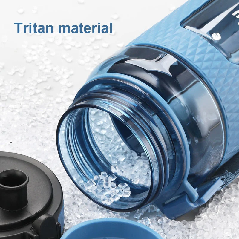 HULIANFU UZSPACE Sports Water Bottles Gym Leak-proof Drop-proof Portable Shaker Outdoor Travel Kettle Plastic Drink Water Bottle BPA Free - Deanwangkt