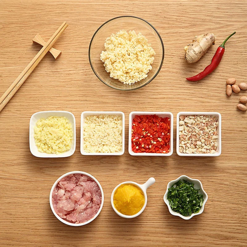 HULIANFU Multi-function Garlic Grinding Chopper Manual Garlic Press Food Vegetables Cutter Meat Grinders Kitchen Gadgets pepper corn - Deanwangkt