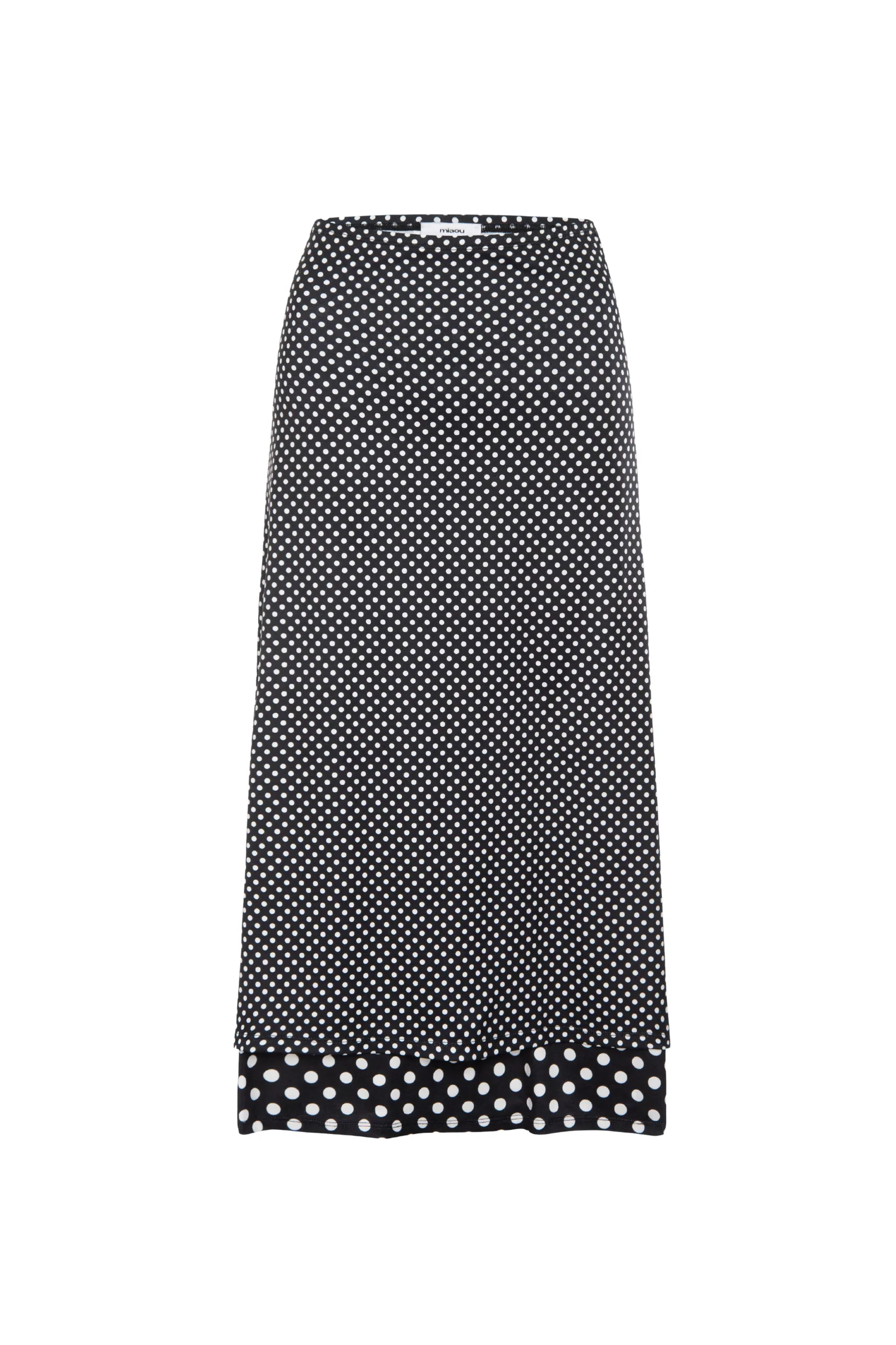 MARIA SKIRT - BLACK AND WHITE POLKA DOT