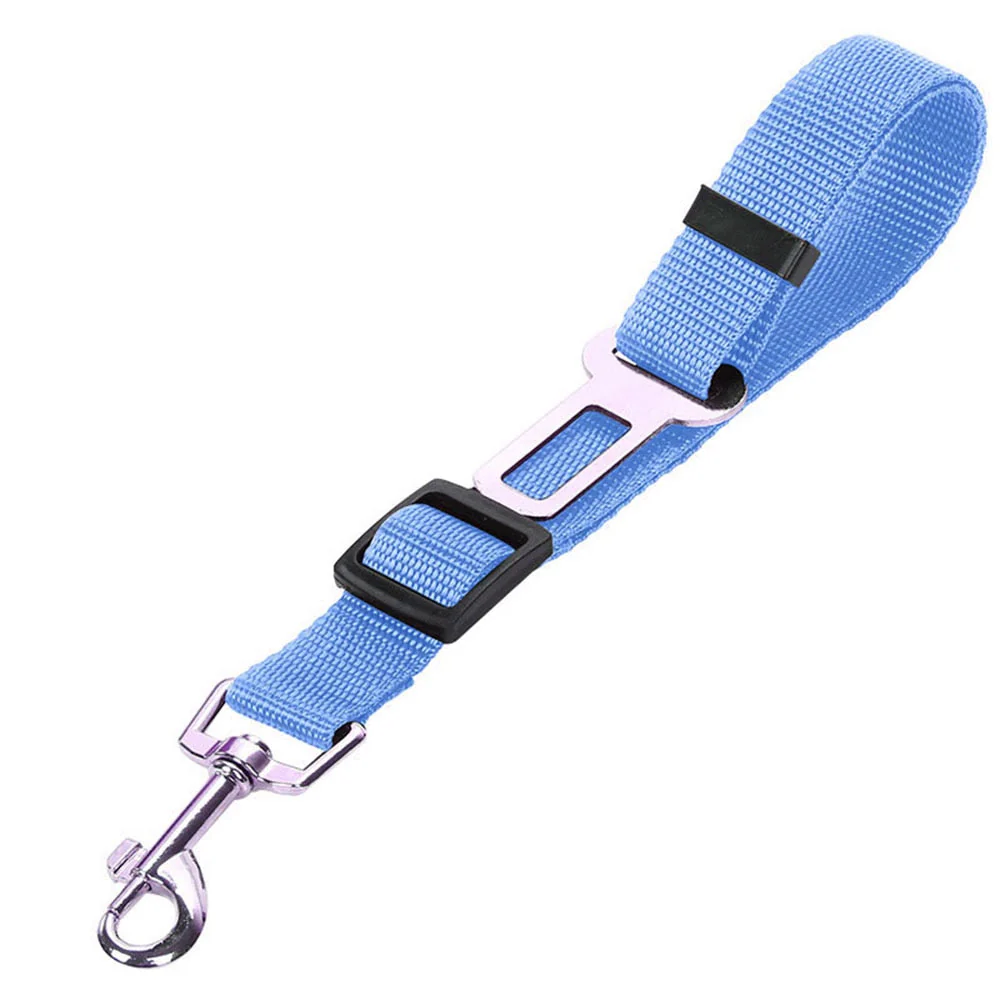 HULIANFU Pet Supplies Car Seat Belt Dog Seat Belt Dog Leash Vehicle Belt Adjustable Cushioning Elastic Reflective Safety Rope for Dog Cat - Deanwangkt