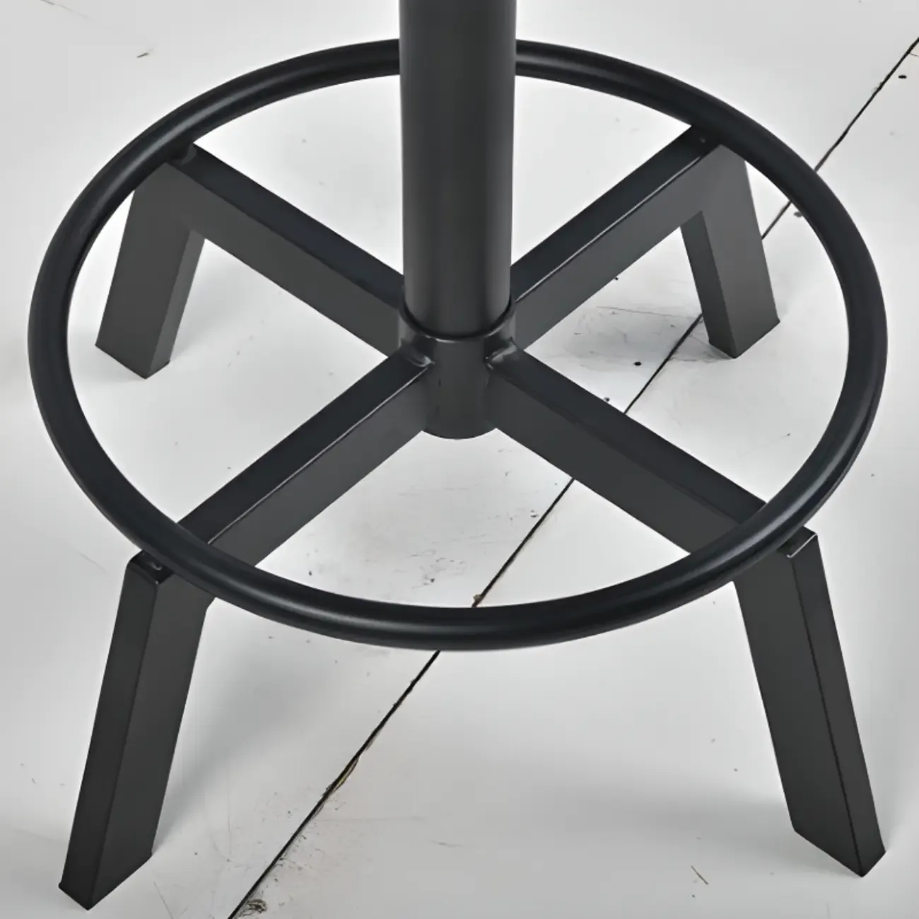 Retro Industrial Circular Adjustable Bar Table