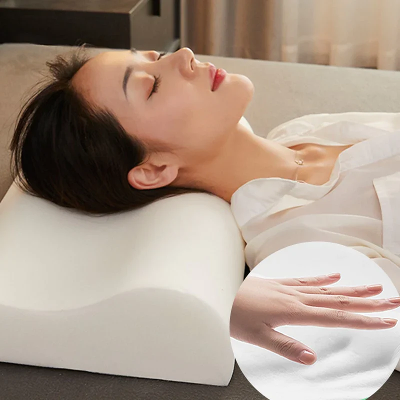 HULIANFU Orthopedic Pillow Sleeping Bamboo Pillow Memory Foam  Oreiller Cervica Healthy Breathable Pillow Orthopedic Neck Fatigue Relief - Deanwangkt