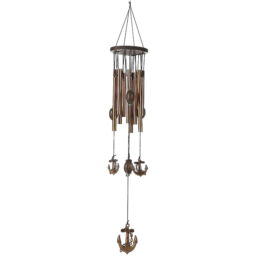 HULIANFU Outdoor Living Wind Chimes Yard Garden Tubes Bells Copper Antique Windchime Wall Hanging Home Decor Decoration wind chimes - Deanwangkt