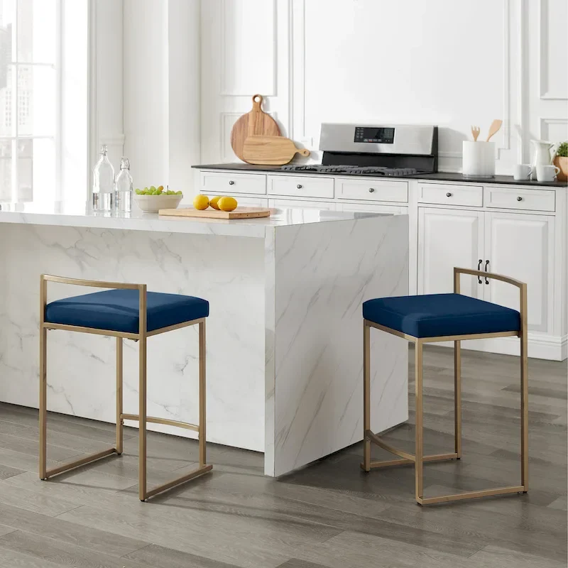 Crosley Harlowe 2-Piece Counter Height Bar Stool Set