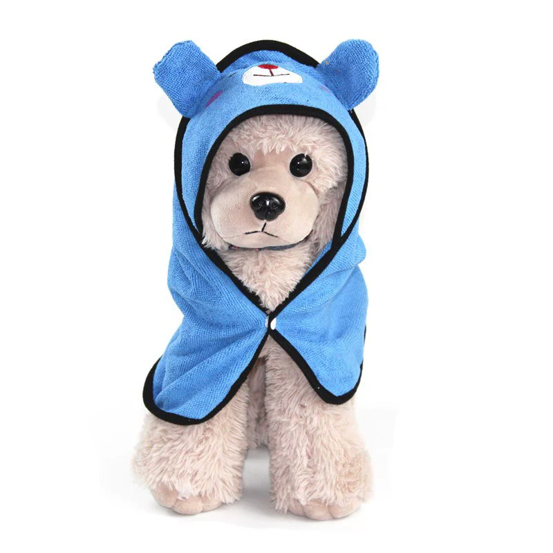 HULIANFU S/M/L Pet Dog Bath Towel Soft Dog Towel Super Absorption Drying Bath Towel for Dog Cat Puppy Bathrobes Pet Cleaning Supplies - Deanwangkt