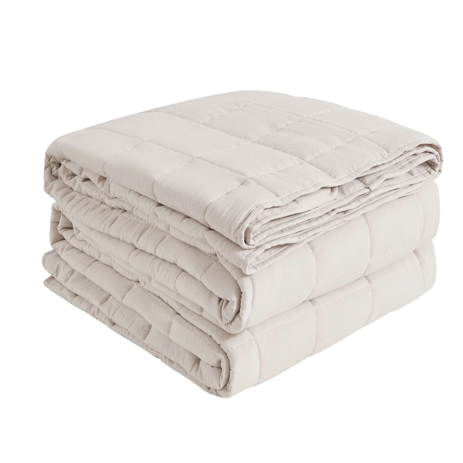 HULIANFU Solid Color Quilted Quilt Lightweight Comforter Soft Bedspreads Air Condition Blanket Comfortable Comforter Bed Cover for Adults - Deanwangkt