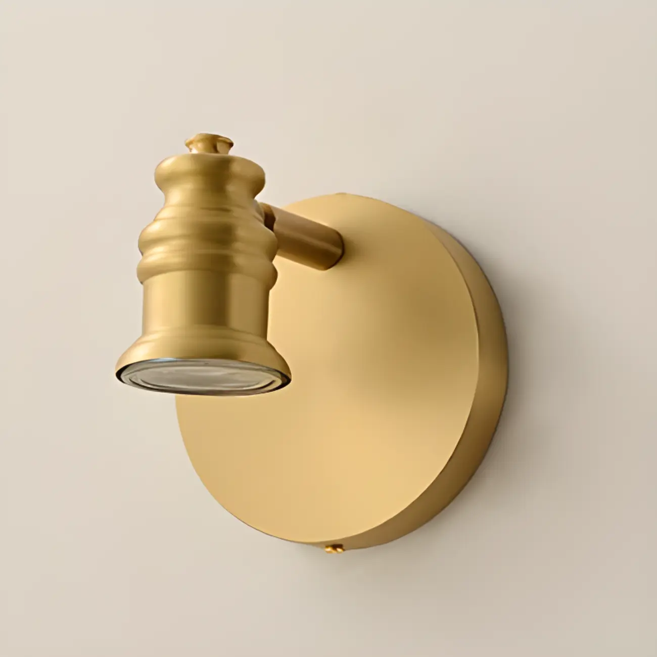 Antique Copper Gold Bath Vanity Light Fixture Hardwired