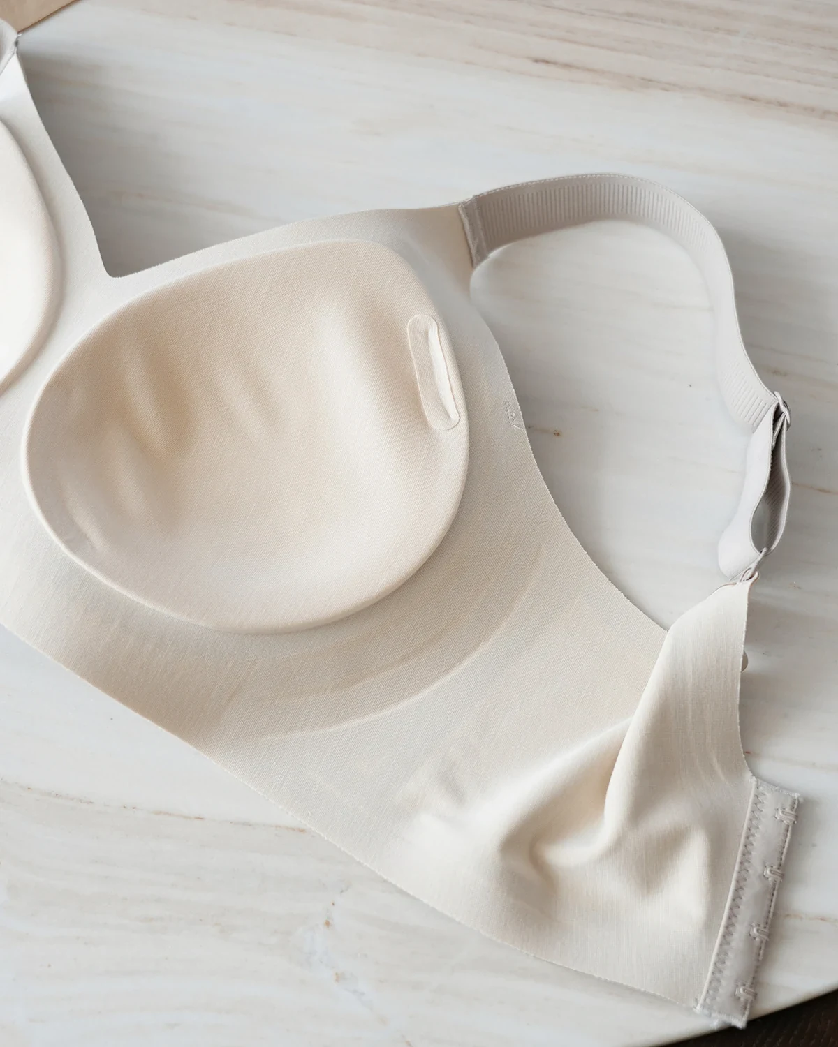 Women's minimizing full-coverage supportive lift bra, wireless modal seamless soft-support thin-cup underwear for fuller busts