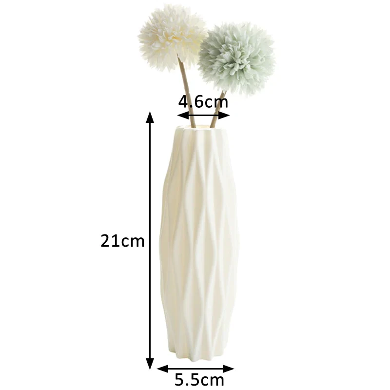 HULIANFU Modern vases decoration home Nordic Style Flower Arrangement Living Room Origami flower pot for interior - Deanwangkt
