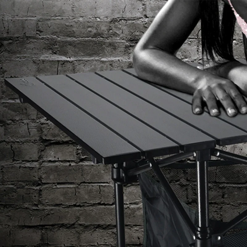 HULIANFU New Outdoor Folding Table Chair Camping Aluminium Alloy BBQ Picnic Table Waterproof Durable Folding Table Desk - Deanwangkt