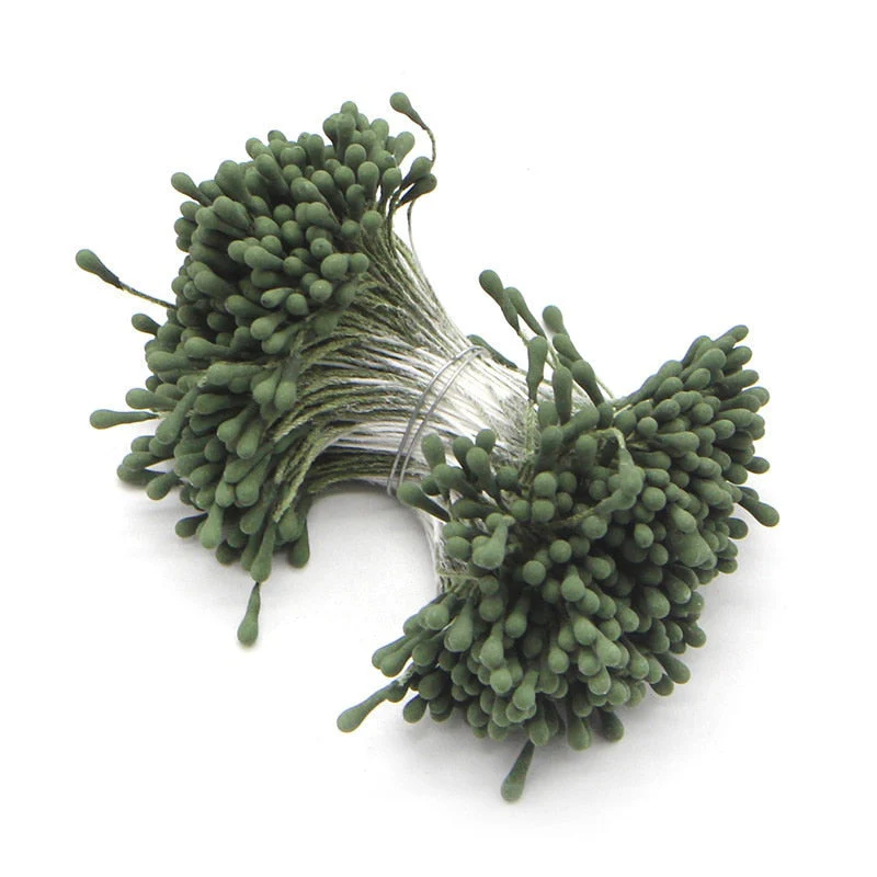 HULIANFU 2026  Lucia Crafts 144/420/600/1000pcs /Lot  Flowers Stamen 2mm  DIY Artificial Flowers  Wreath For Wedding Party Home Decor  D0401 - Deanwangkt