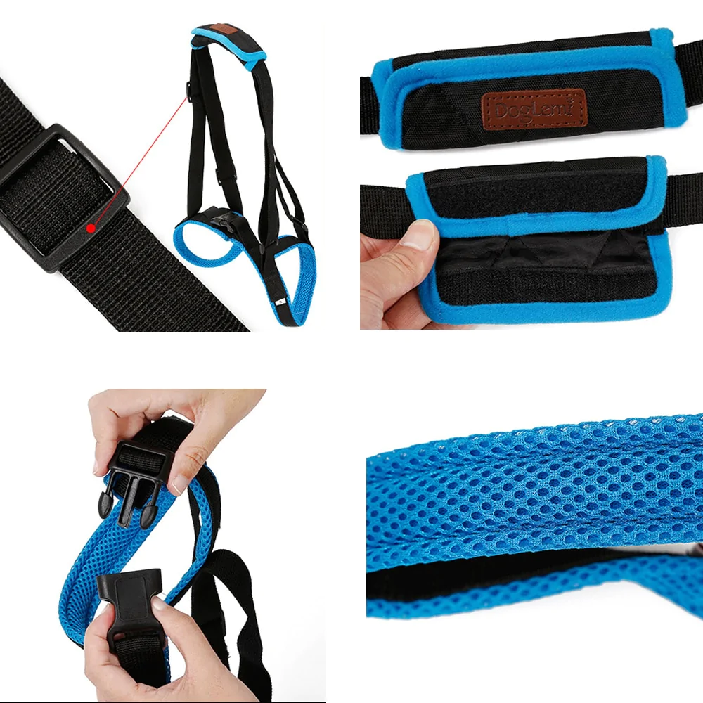 HULIANFU New Pet Leg Straps Walking Bracket Dog Leg Belts Hind Legs Support Harness with Assist Sling for Old Injured Dogs - Deanwangkt