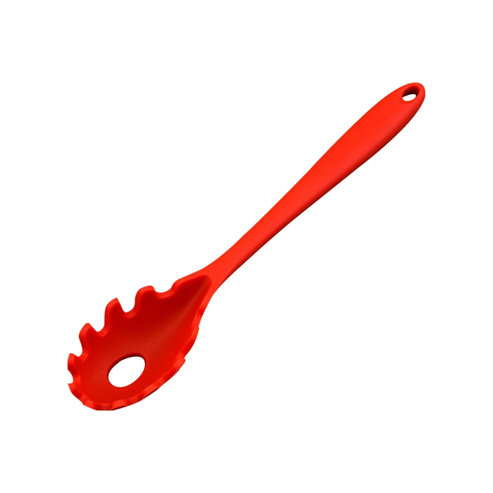 HULIANFU Practical Cooking Tool  Bottom Noodle Multifunctional Spoon Soft Silicone Ergonomic Pasta Fork Home Kitchen Mini Portable - Deanwangkt