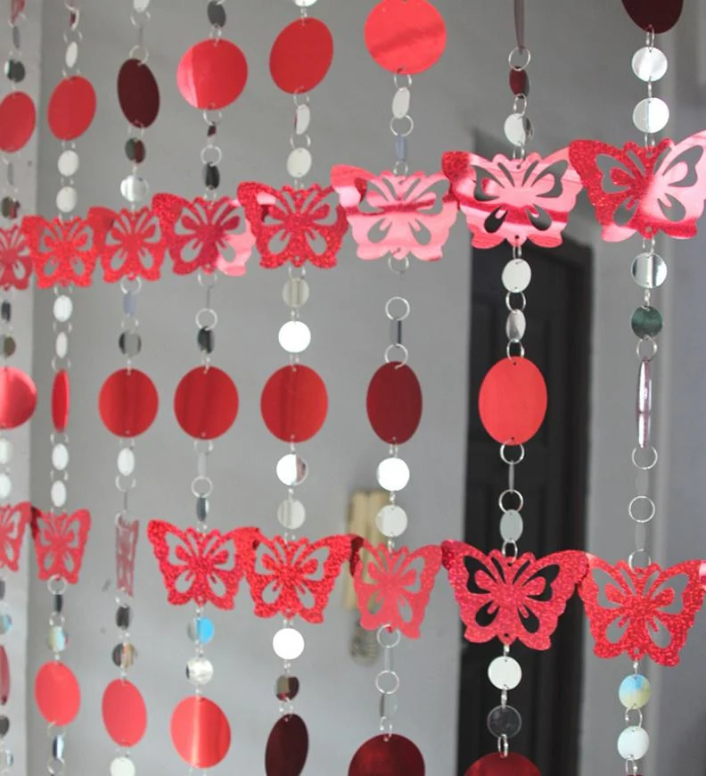 HULIANFU PVC sequins Curtains  Household items partitions Plastic curtain Home supplies Festive wedding decoration - Deanwangkt