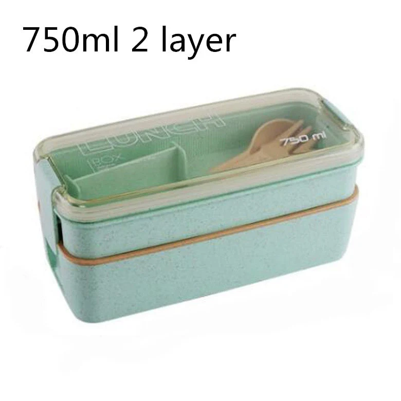 HULIANFU Lunch Box Bento Box for School Kids Office Worker 3layers Microwae Heating Lunch Container Food Storage Box - Deanwangkt