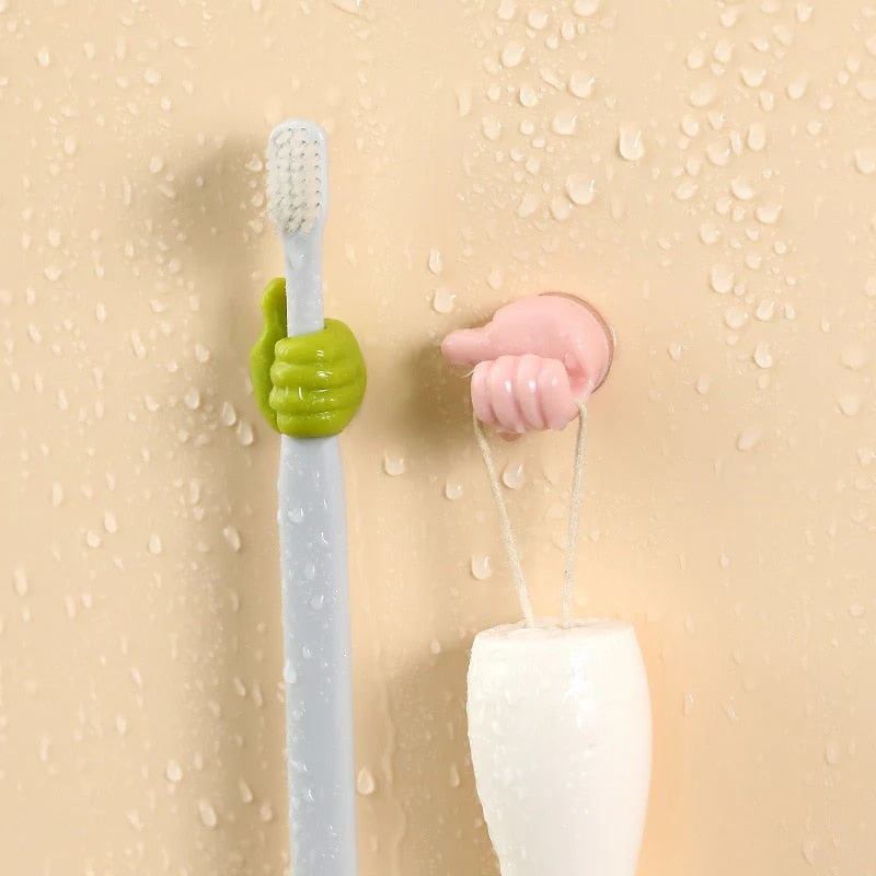 HULIANFU Kitchen Silicone Hook Multi-function Hook Key Storage Hook Wire Data Cable Wall Mount Bathroom Accessories Cute Home Decor - Deanwangkt