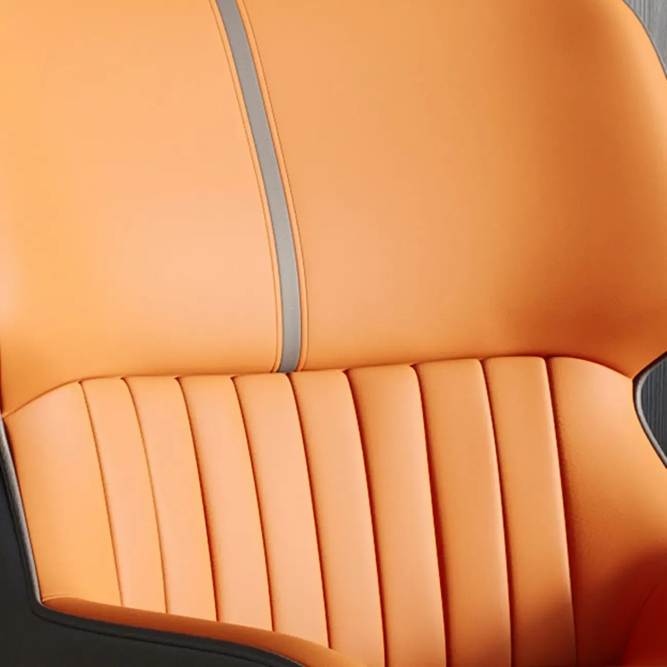 Leather Low Solid Back Armless Dining Side Chair