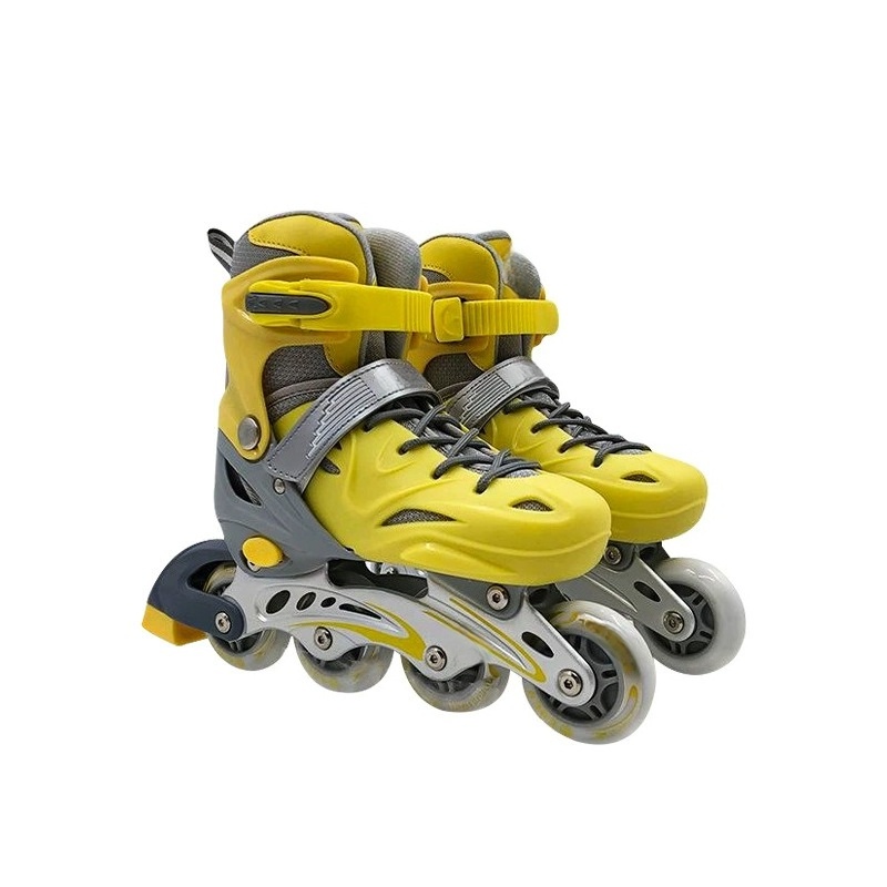 Adjustable Kids Inline Skates, Yellow