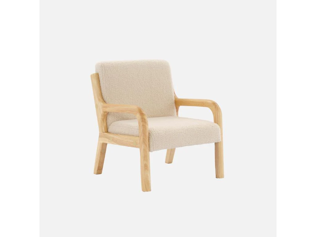 Rattan Armchair - Beige (beige)