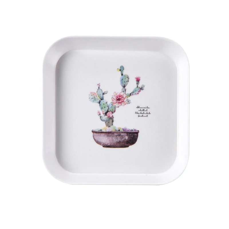 HULIANFU Snack Platter Snack Dish Small Bone Dish Spit Bone Dish Melamine Plate Small Plate Household Bone Bone Small Dish Cake Plate - Deanwangkt