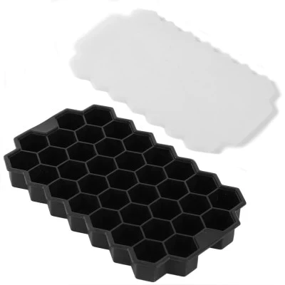 HULIANFU Perfect Ice Cube Silicone Cube Maker Form  Cake Pudding Chocolate Molds Easy to Remove Ice Trays Fade Resistant - Deanwangkt