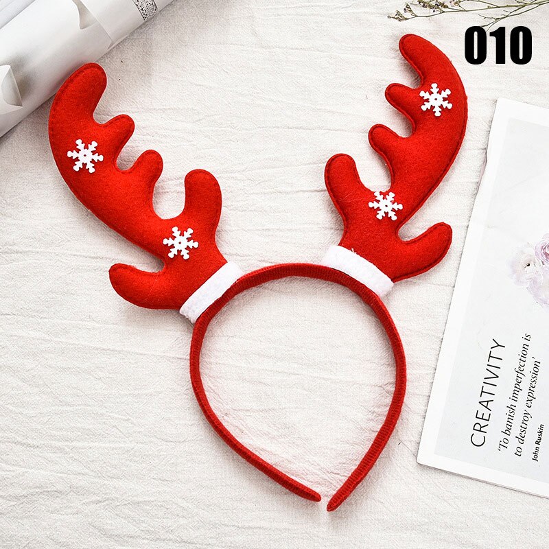 HULIANFU 2026  Christmas Headbands Santa Tree Elk Antlers Headband Kids Adult Headwear Reindeer Ornaments Christmas Decor Party Cosplay Gifts - Deanwangkt