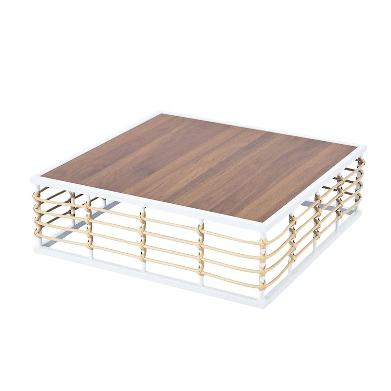 7 Piece Patio Furniture Set, All-Weather Conversation Furniture Set, Patio Sectional Sofa Set with Cushions and Coffee Table