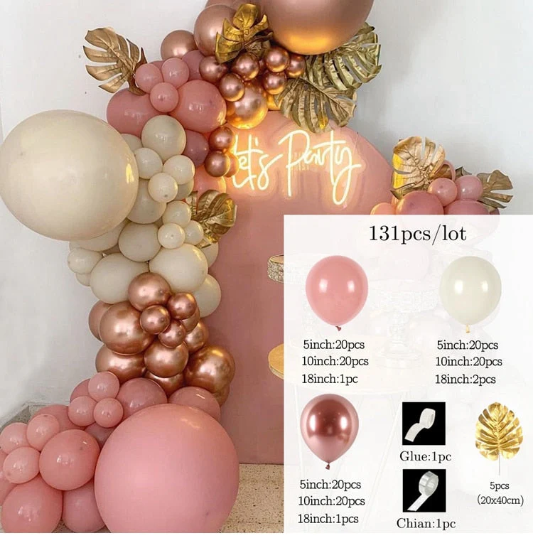 HULIANFU QIFU Macaron Balloons Garland Latex Ballons Arch Happy Birthday Party Decor Kids Adult Wedding Baloon Chain Baby Shower Balon - Deanwangkt