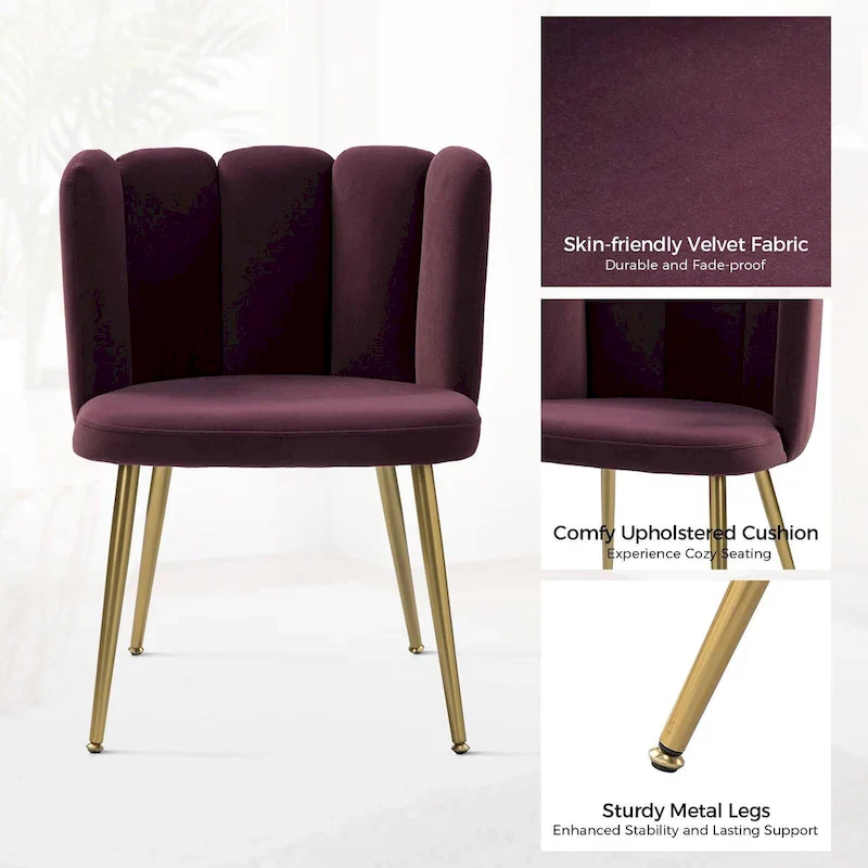 Anjela Side Chair with Tufted Back