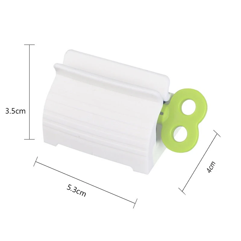 HULIANFU Rolling Toothpaste Device Tube Dispenser Holder Multifunctional Plastic Facial Cleanser Squeezer Press for Bathroom Accessories - Deanwangkt