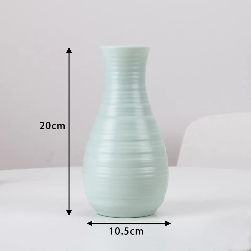 HULIANFU Modern vases decoration home Nordic Style Flower Arrangement Living Room Origami flower pot for interior - Deanwangkt