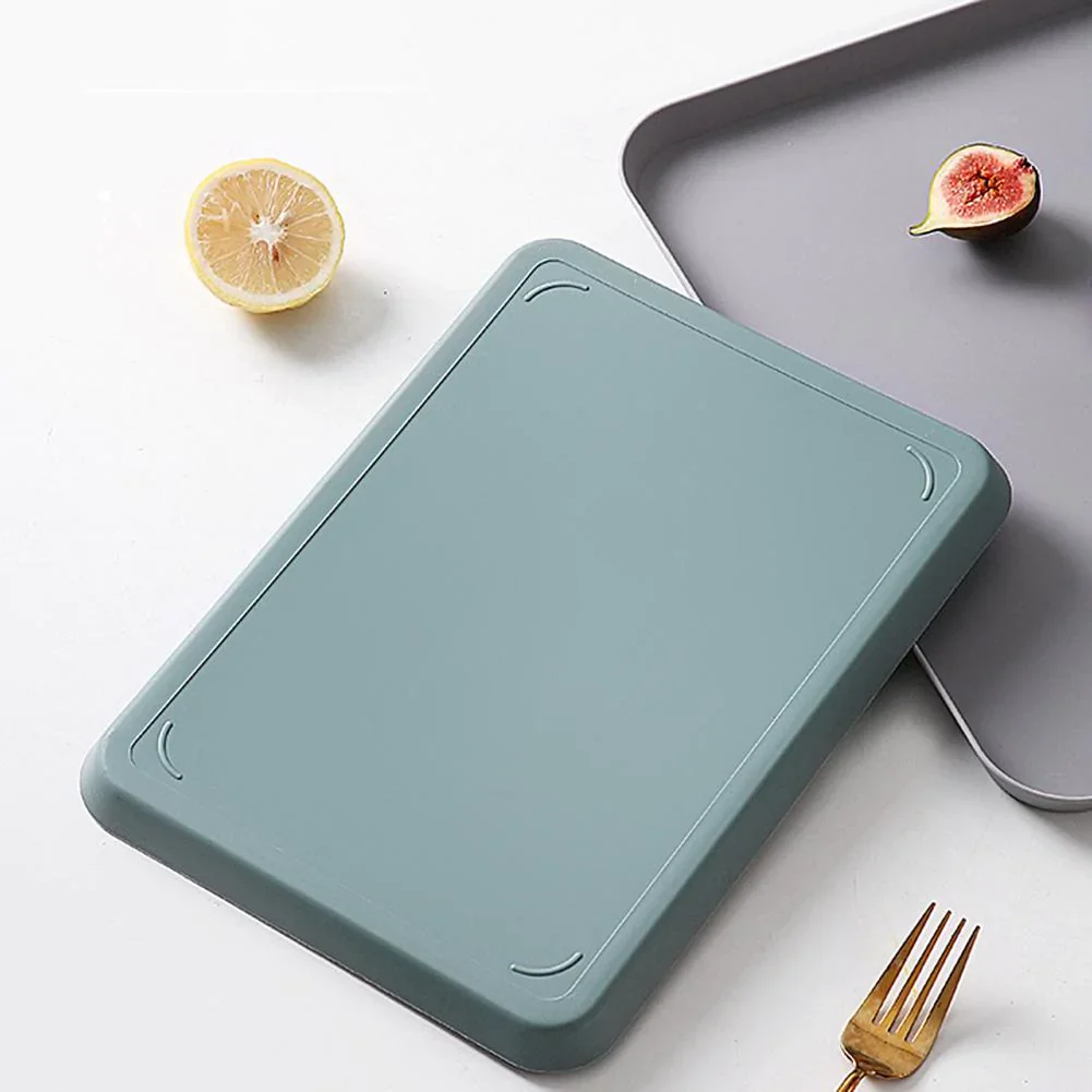 HULIANFU Nordic Simple Rectangular Fruit Dessert Plastic Storage Tray Kitchen Supplies Fruit Plate Restaurant Hotel Bread Pans Tray - Deanwangkt