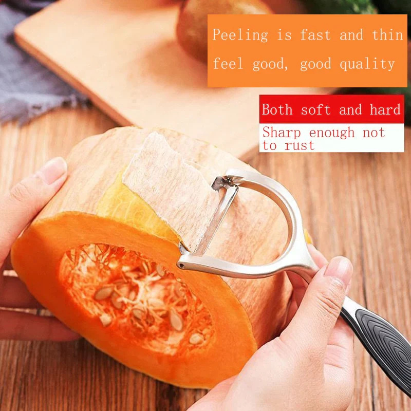 HULIANFU MHNTLOS Stainless Steel Multi-function Vegetable Peeler&ampJulienne Cutter Julienne Peeler Potato Carrot Grater Kitchen Tool - Deanwangkt