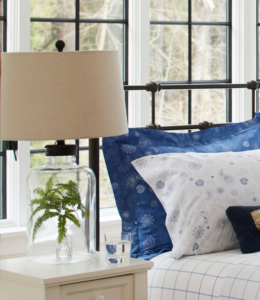 Glass Fillable Table Lamp