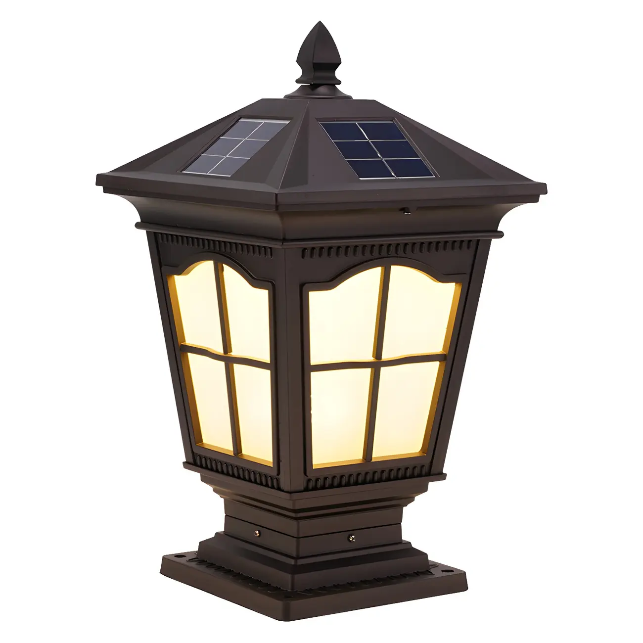 3 Color Light Decorative Contemporary Outdoor Post Light
