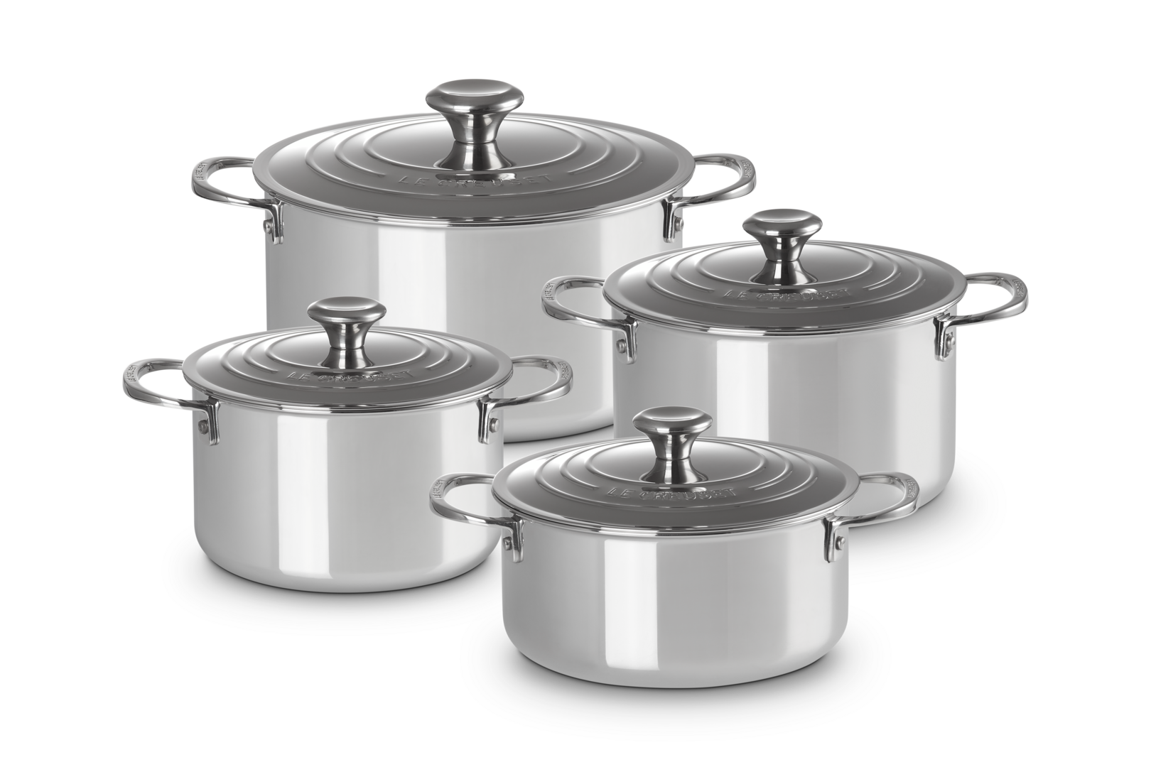 Signature Stainless Steel 4-piece Cookware Set