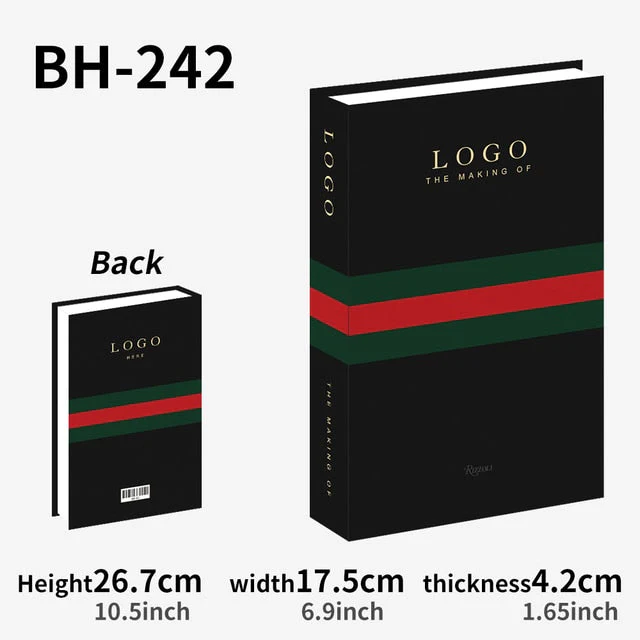 HULIANFU Ins Fashion Fake Books for Decoration Home Decor Coffee Table Book Simulation Prop Book Model Hotel Room Unopenable Box Book - Deanwangkt