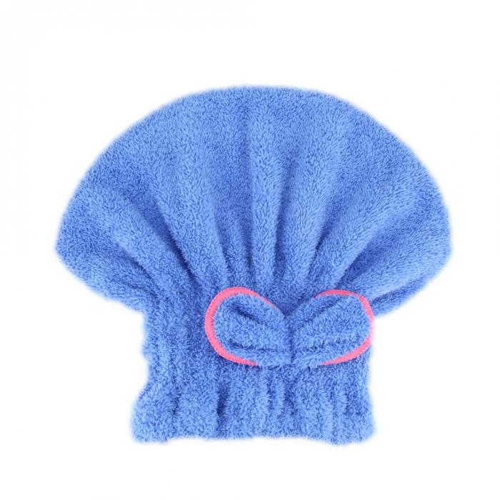 HULIANFU Shower Cap Microfibre Quick Hair Drying Bath Towel Spa Bowknot Wrap Towel Cap Bathroom Accessories Bonnets for Women Designer - Deanwangkt