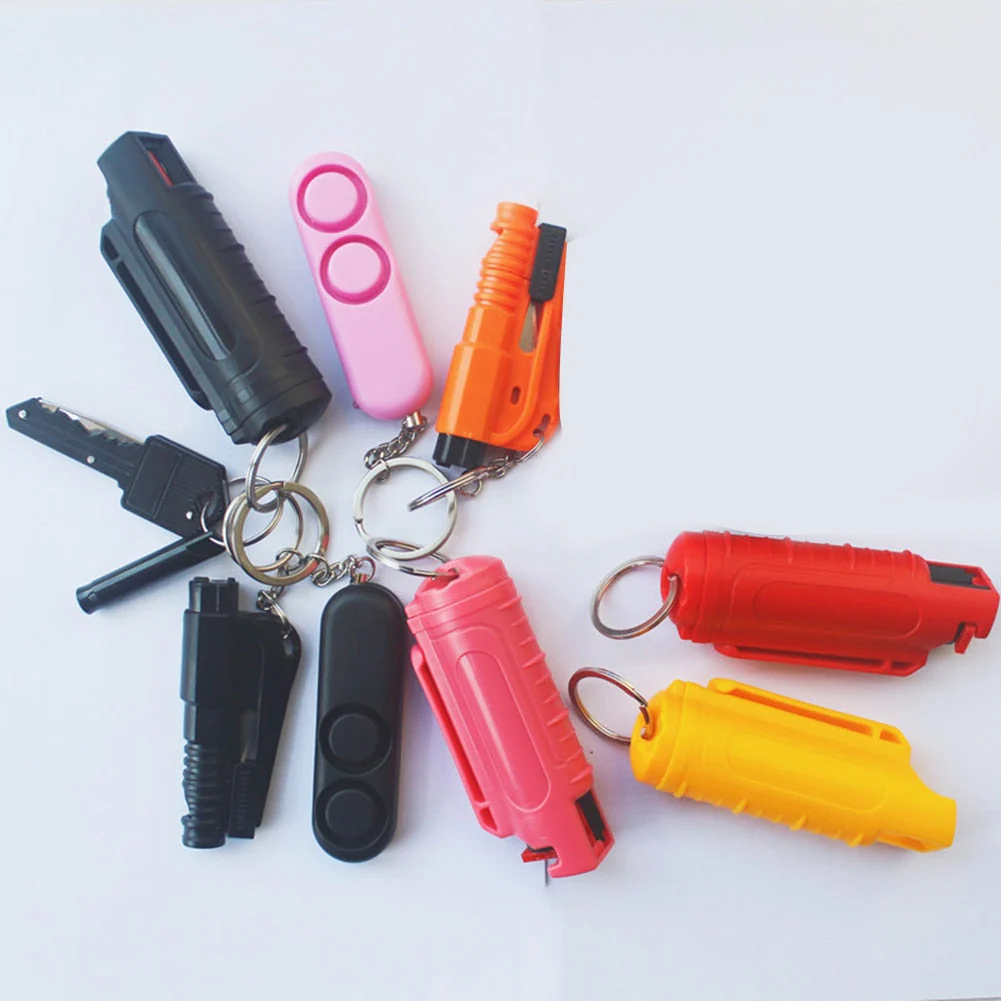 HULIANFU Portable Pepper Spray Tank Bottle Emergency Empty Box Spray Shell With Key Ring Keychain Self-defense Outdoor Camping Supplies - Deanwangkt