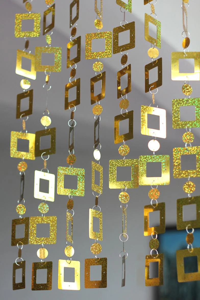 HULIANFU PVC sequins Curtains  Household items partitions Plastic curtain Home supplies Festive wedding decoration - Deanwangkt