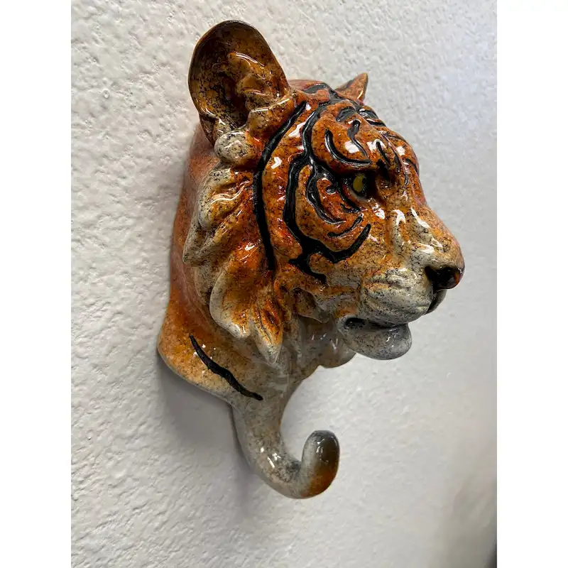 Glazed Tiger Wall Hook