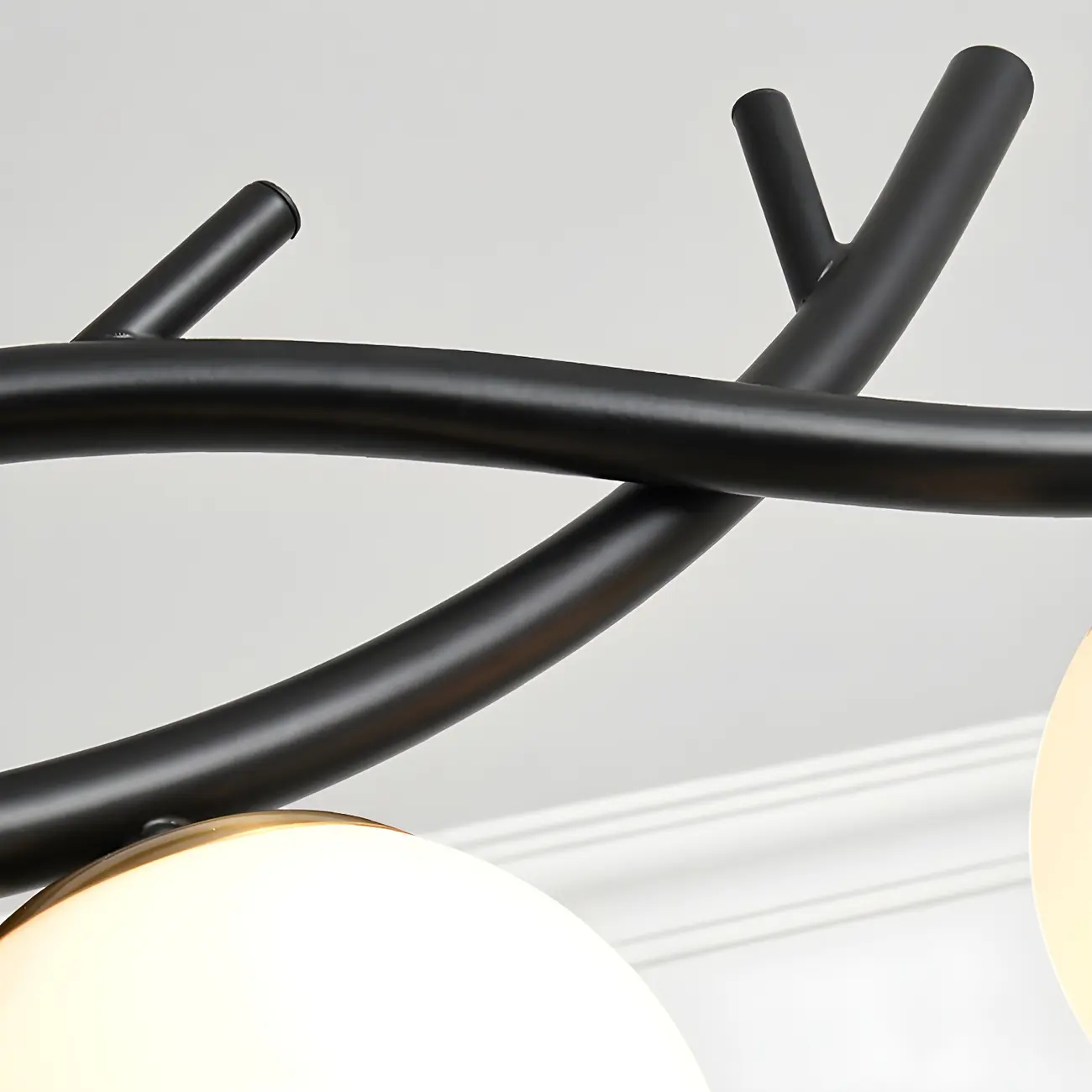 Industrial Black Globe 4-Light Kitchen Island Pendant Light