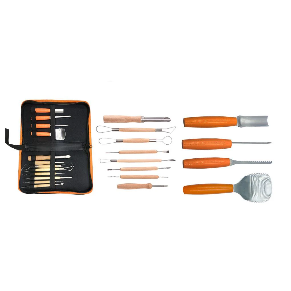 HULIANFU Pumpkin Carving Tool Kit Stainless Steel Pumpkin Lantern Tools Set Halloween Decoration Cutters - Deanwangkt