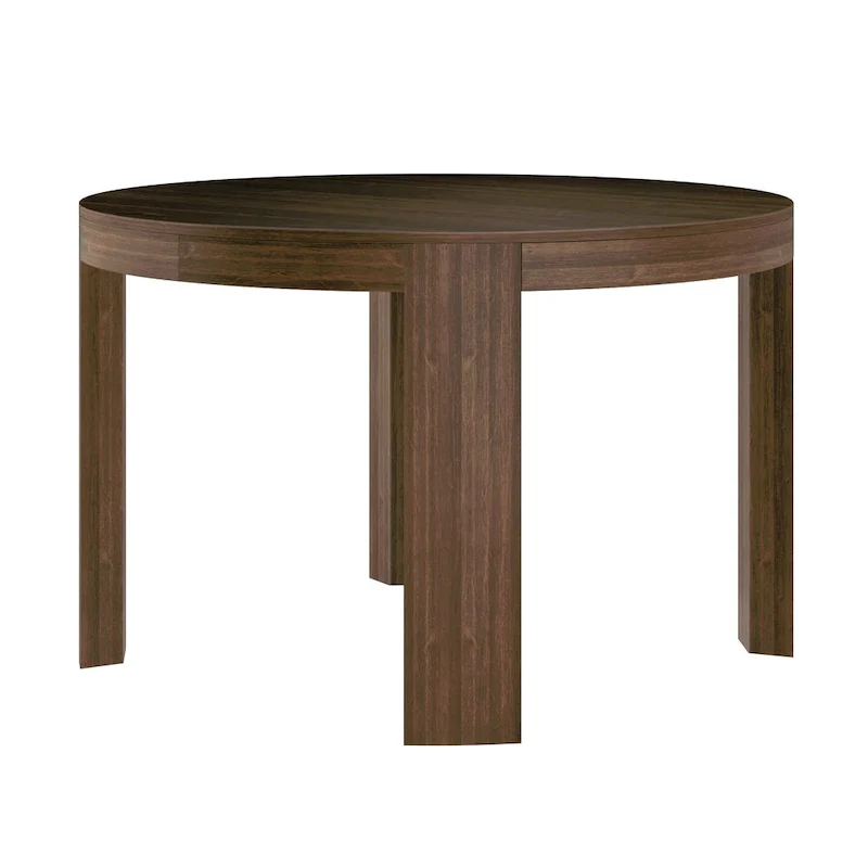 Contour Solid Wood Round Dining Table - 47