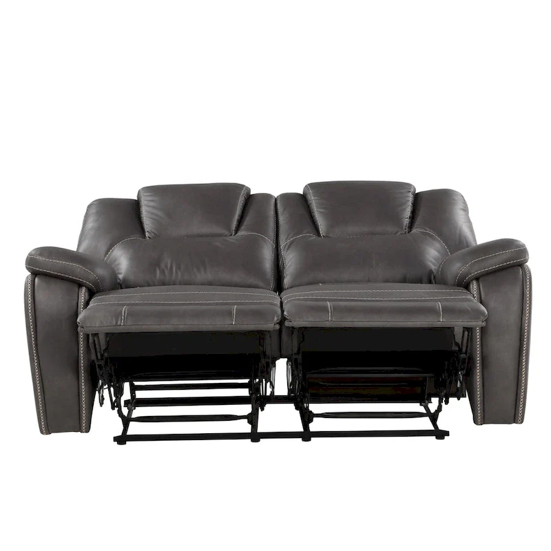 Kameryn Faux Leather Manual Reclining Loveseat