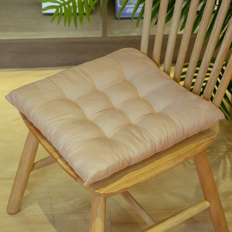 HULIANFU Winter Home Chair Cushion New Outdoor Thick Cushion Pad Office Dining Chair Mattress Pure Sofa Chair Back Pad Comfort Square - Deanwangkt