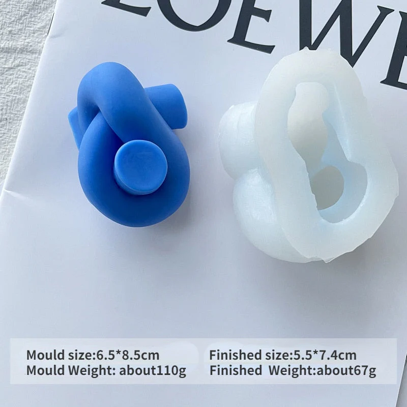 HULIANFU U Shape Scented Candle Mold Food Grade Silicone Mold DIY 3D Aromatherapy Candle Mould  Candle Making Supplies Home Wedding Decor - Deanwangkt