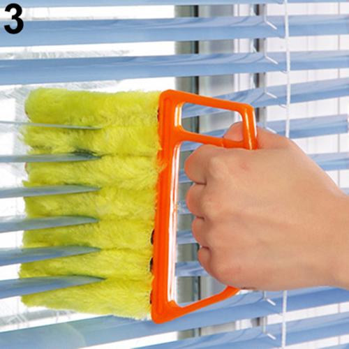 HULIANFU Microfibre Venetian Blind Cleaner Window Conditioner Duster Shutter Clean Brush washable venetian blind blade cleaning cloth - Deanwangkt
